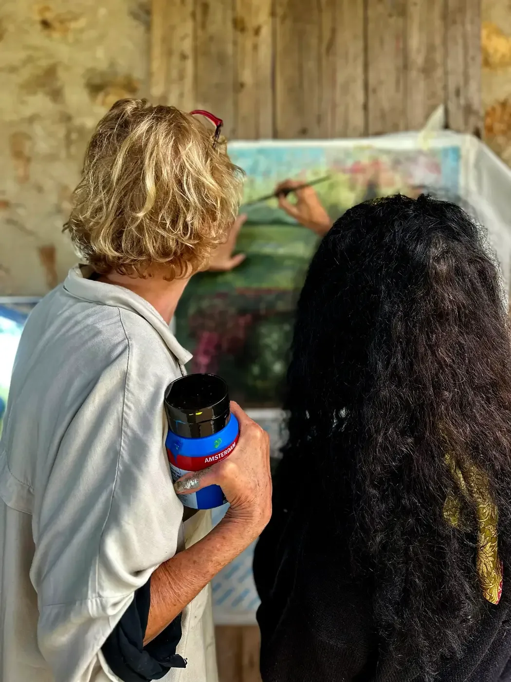 Kreativ konstkurs och retreat i Toscana med målning i naturnära miljö