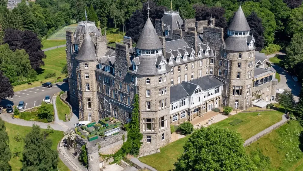 Ett slott i Skottland